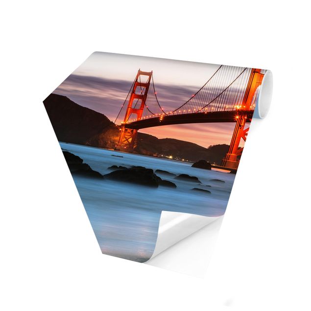 Fototapeter landskap Twilight In San Francisco