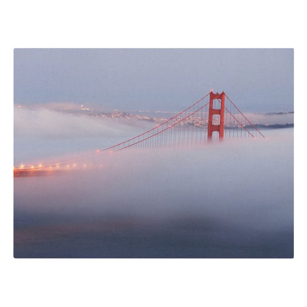Tavlor blå San Francisco’s Golden Gate Bridge