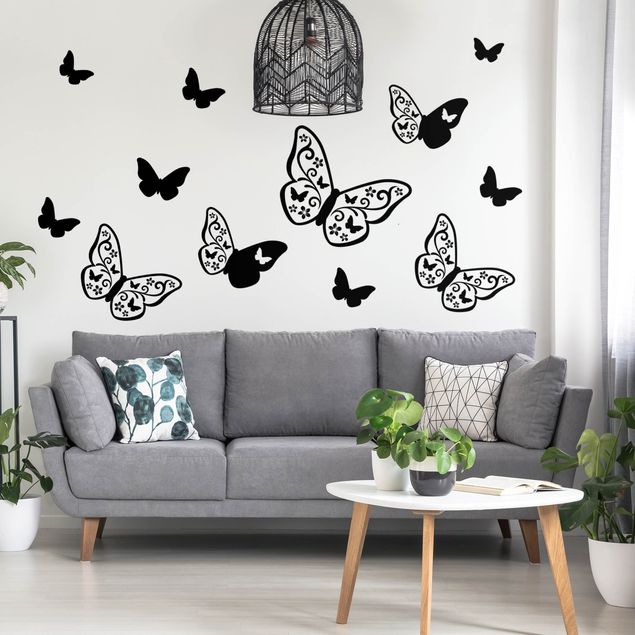 Autocolantes de parede animais Decorative Buttterflies