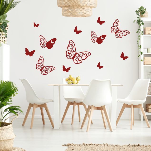 adesivos de parede Decorative Buttterflies
