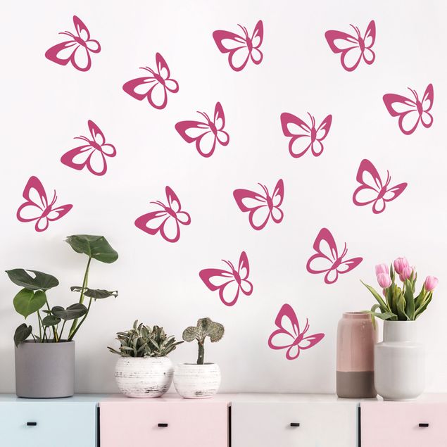Wallstickers fjärilar Butterfly Set