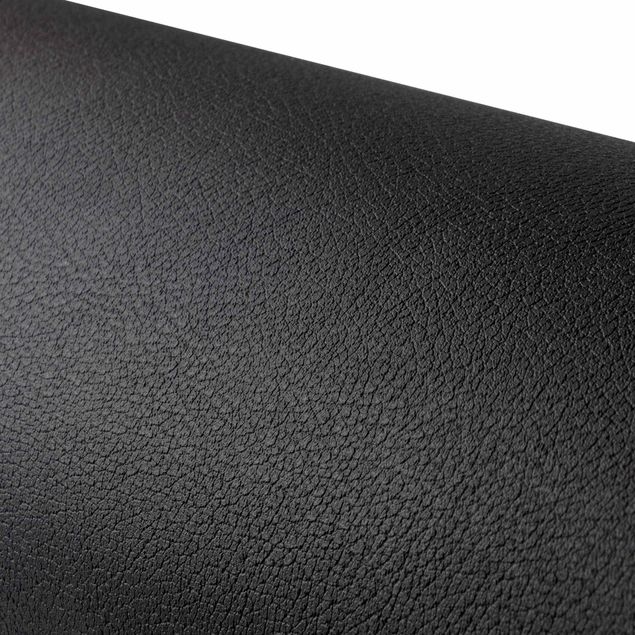 Möbelfolier svart Black Leather