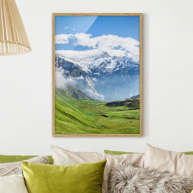 Kök dekoration Swizz Alpine Panorama