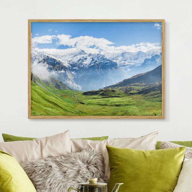 Kök dekoration Swizz Alpine Panorama