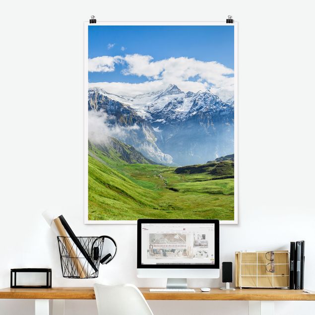 Kök dekoration Swiss Alpine Panorama