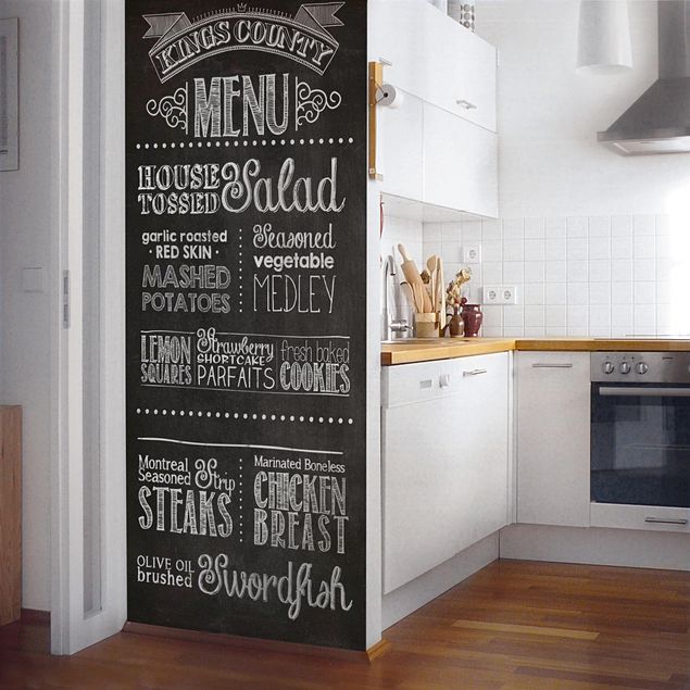 Självhäftande folier mönster Kitchen - DIY Chalkboard Wallpaper