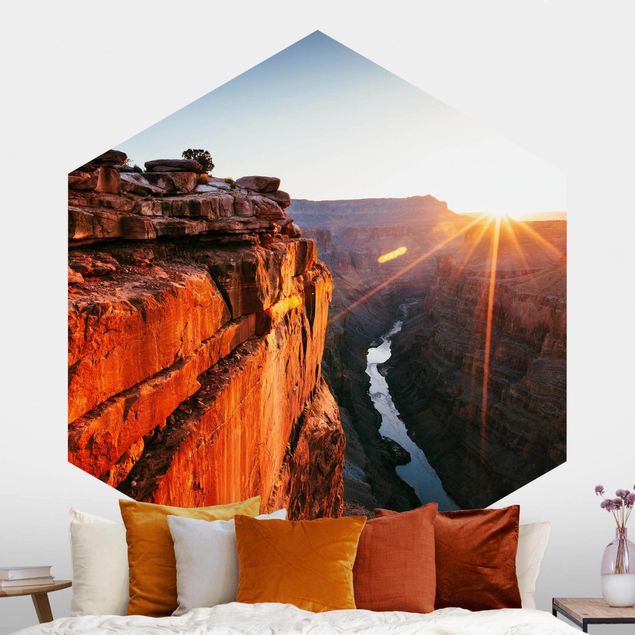 Kök dekoration Sun In Grand Canyon