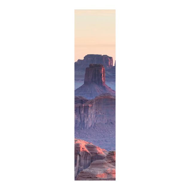 Panelgardiner trä och sten utseende Sunrise In Arizona