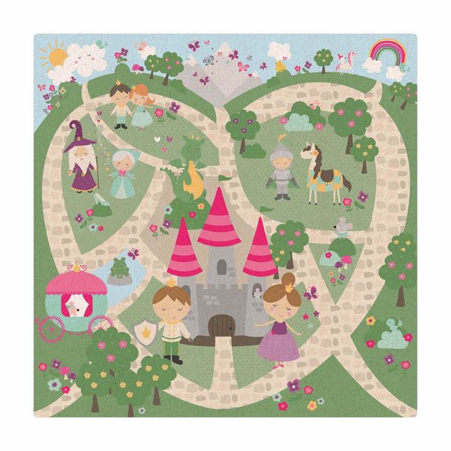 stora mattor Playoom Mat Wonderland - The Path To The Castle
