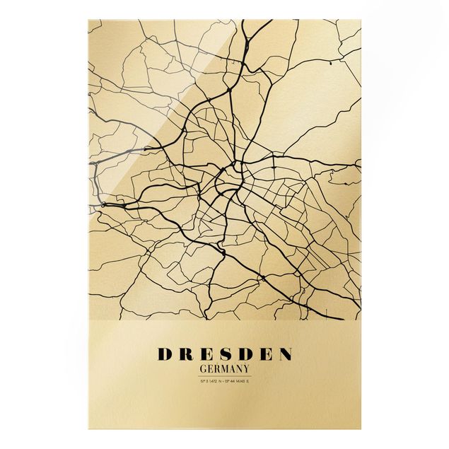 Tavlor Dresden City Map - Classic