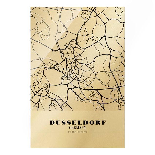 Tavlor Dusseldorf City Map - Classic