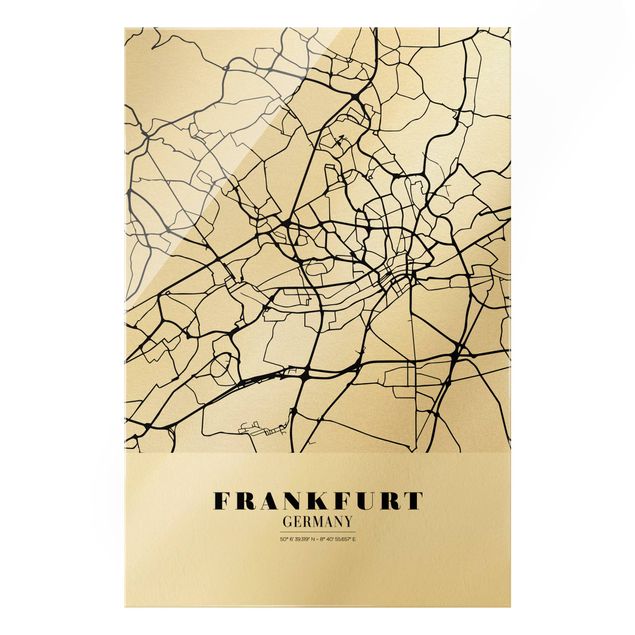Tavlor Frankfurt City City Map - Classic