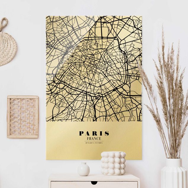 Glastavlor Paris Paris City Map - Classic