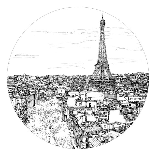Tapeter modernt City Study - Paris