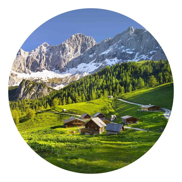 Fototapeter landskap Styria Alpine Meadow