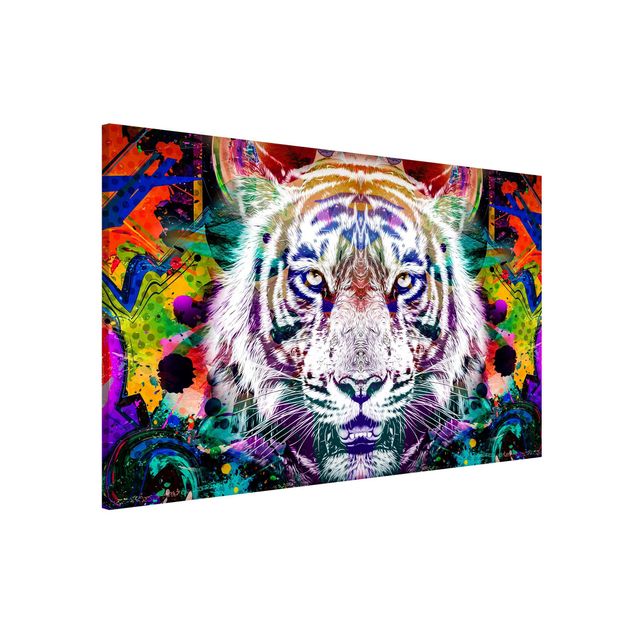 Tavlor tigrar Street Art Tiger