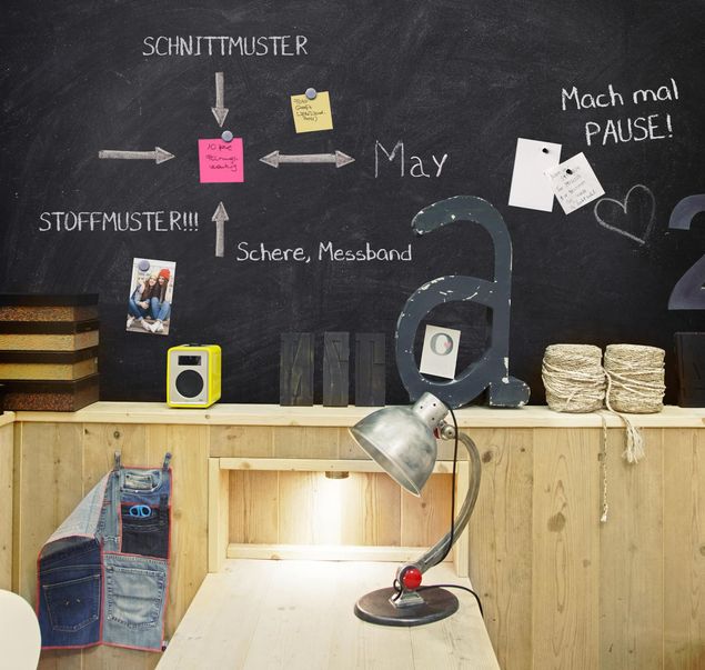 Självhäftande folier mönster Blackboard self-adhesive - Home Office