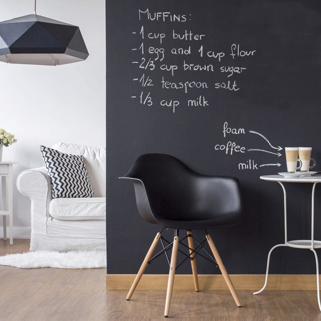 Självhäftande folier mönster Living Room - DIY Chalkboard Wallpaper