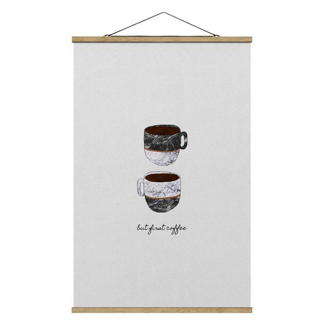 Tavlor ordspråk Coffee Mugs Quote But first Coffee