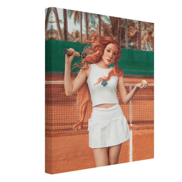 Canvastavlor vintage Tennis Venus