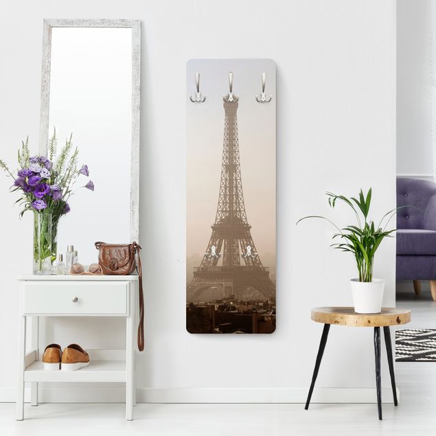 Klädhängare vägg vintage Tour Eiffel