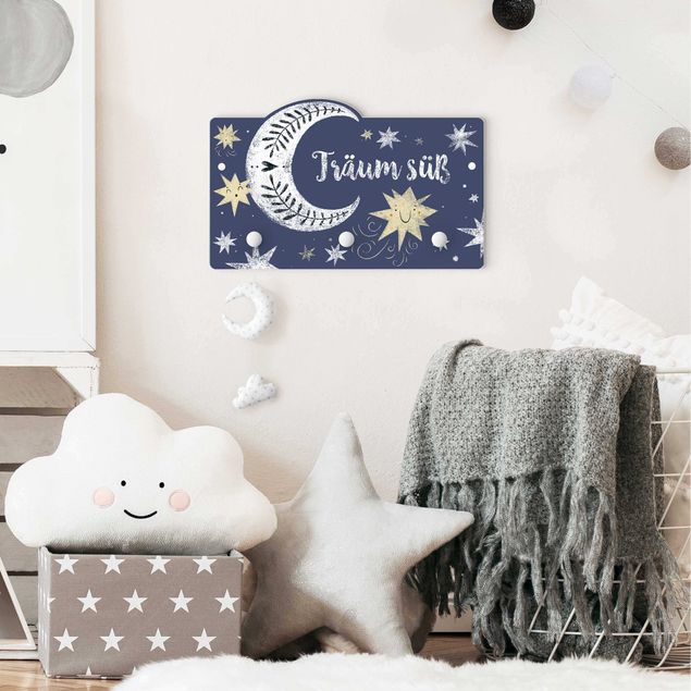 Klädhängare vägg Dream Cute Moon And Stars