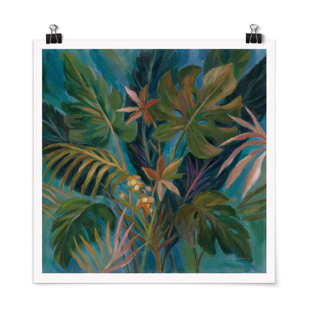 Posters blommor  Tropical midnight atmosphere