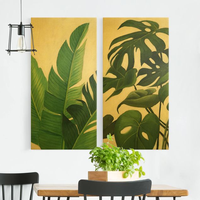 Tavlor landskap Tropical Foliage Duo
