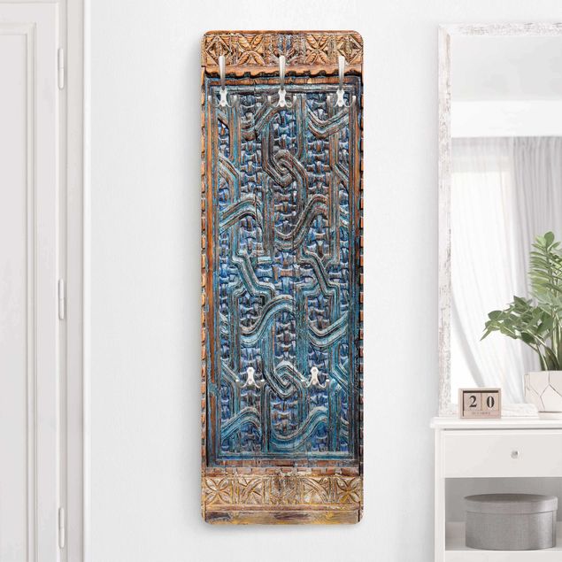 Klädhängare vägg mönster Door With Moroccan Carving