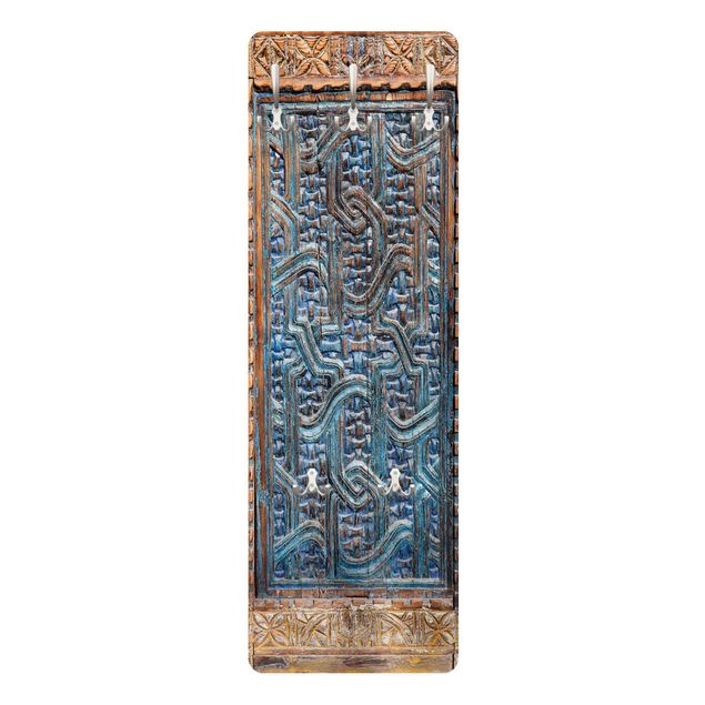 Klädhängare vägg Door With Moroccan Carving