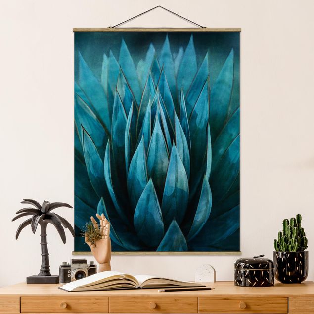 Kök dekoration Turquoise Succulents