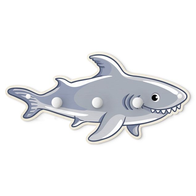 Klädhängare vägg Underwater World - Shark