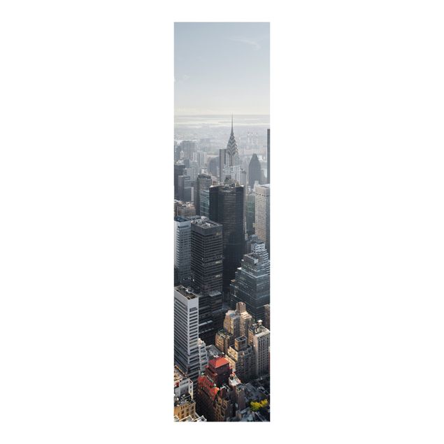 Panelgardiner arkitektur och skyline Upper Manhattan New York City