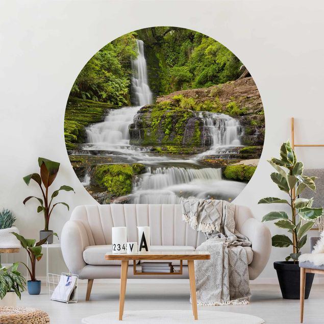 Fototapeter vattenfall Upper Mclean Falls In New Zealand