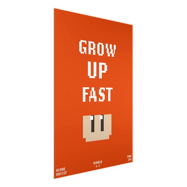 Tavlor röd Video Game Grow Up Fast In Red