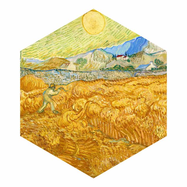 Konststilar Vincent Van Gogh - Wheatfield With Reaper