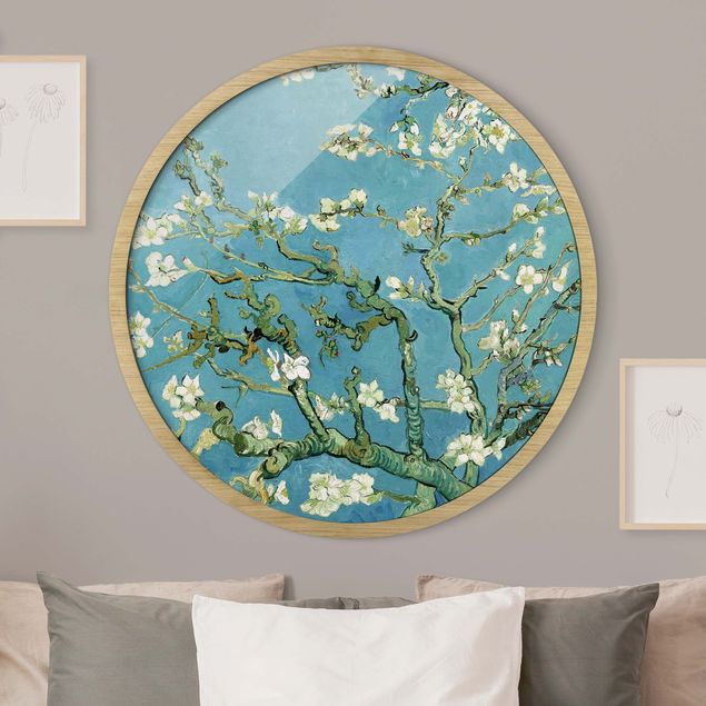 Tavlor med ram konstutskrifter Vincent Van Gogh - Almond Blossom