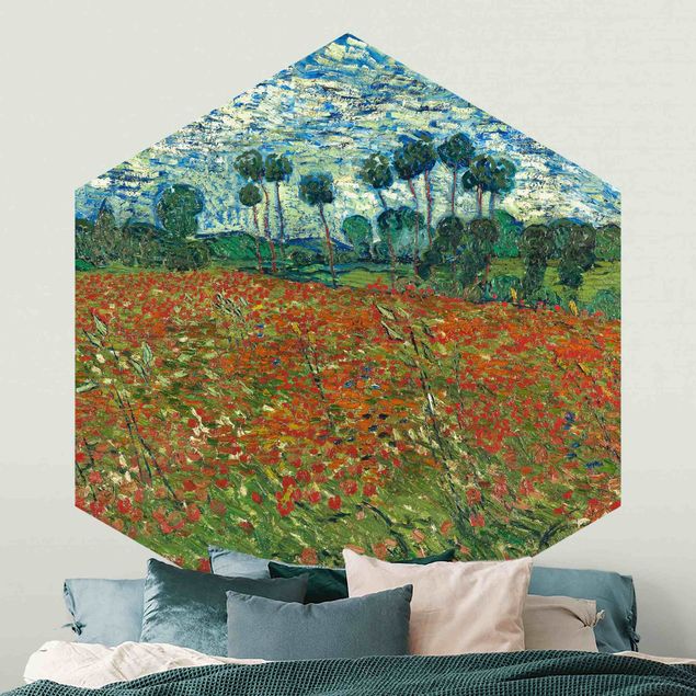 Kök dekoration Vincent Van Gogh - Poppy Field