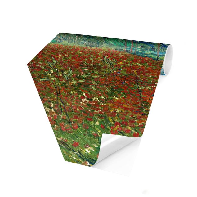 Konststilar Post Impressionism Vincent Van Gogh - Poppy Field