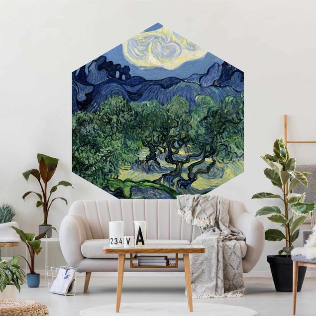 Konststilar Pointillism Vincent Van Gogh - Olive Trees