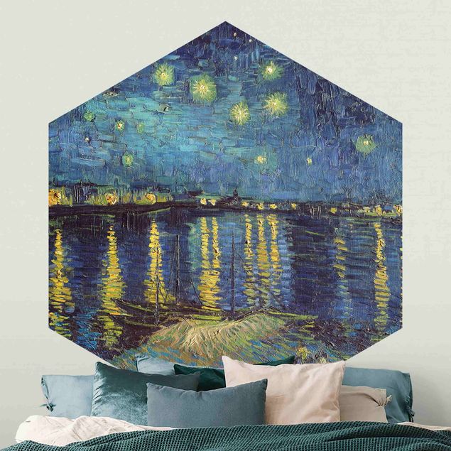 Konststilar Impressionism Vincent Van Gogh - Starry Night Over The Rhone