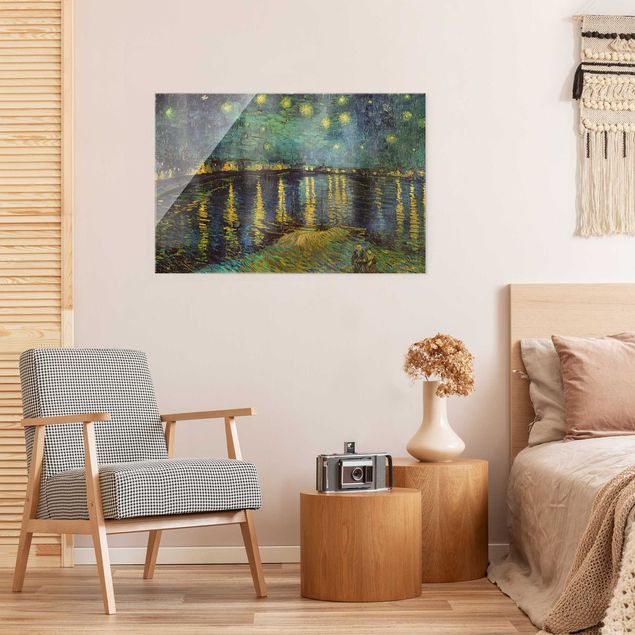 Konststilar Post Impressionism Vincent Van Gogh - Starry Night Over The Rhone
