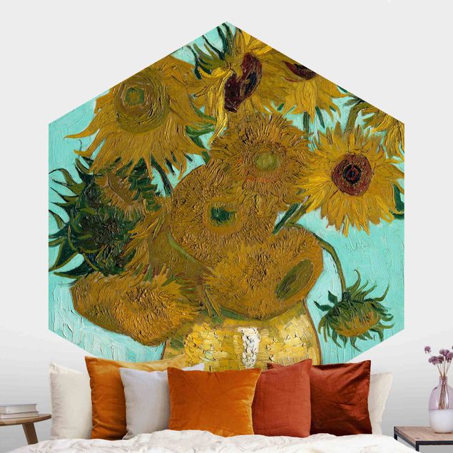 Kök dekoration Vincent Van Gogh - Vase With Sunflowers
