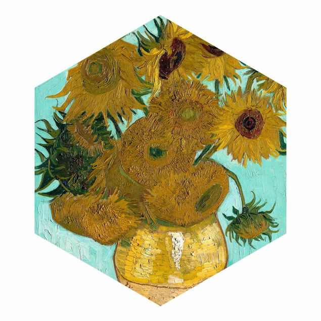 Konststilar Post Impressionism Vincent Van Gogh - Vase With Sunflowers