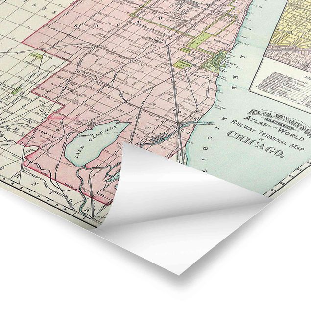Tavlor Vintage Map Chicago