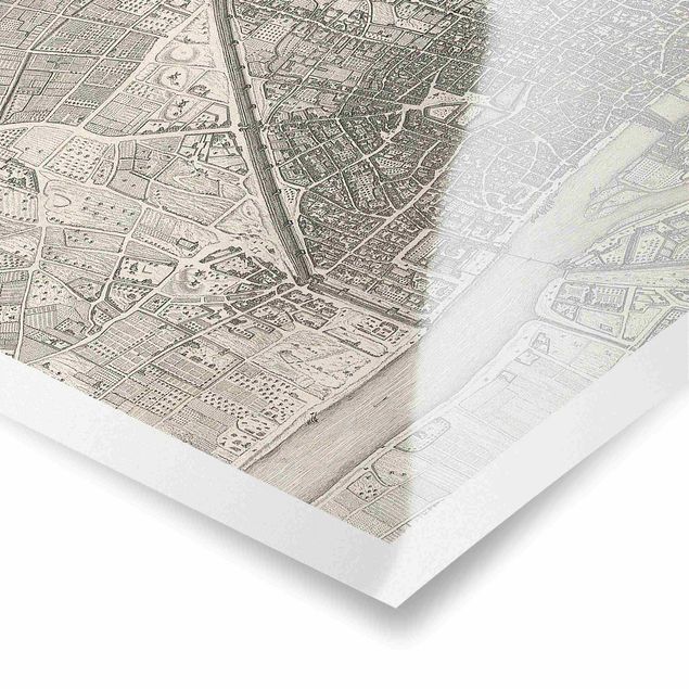 Tavlor Andrea Haase Vintage Map Paris