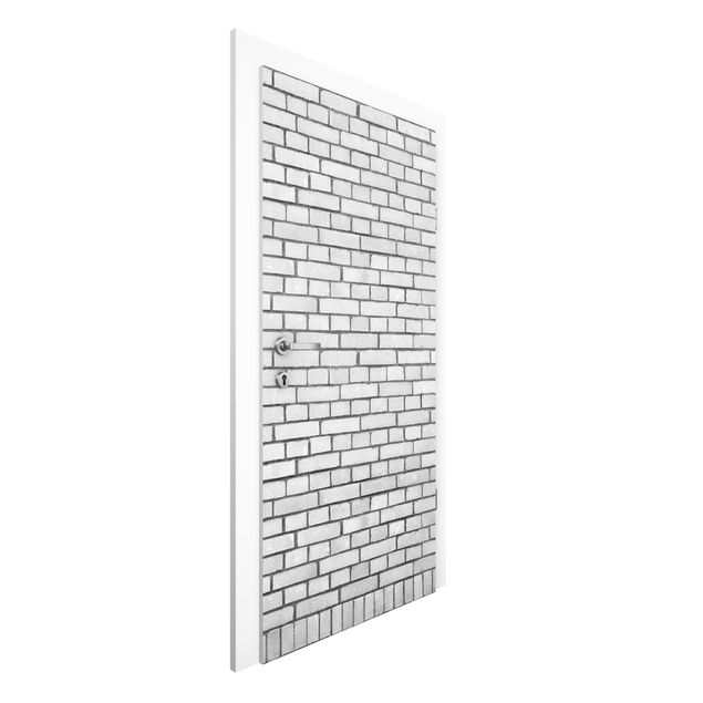 Kök dekoration Brick Wallpaper White London