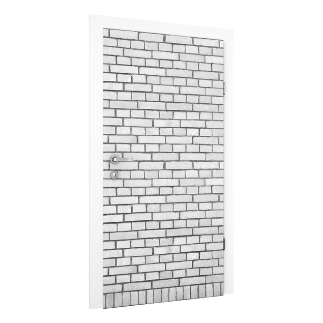 Fototapeter tegelsten Brick Wallpaper White London