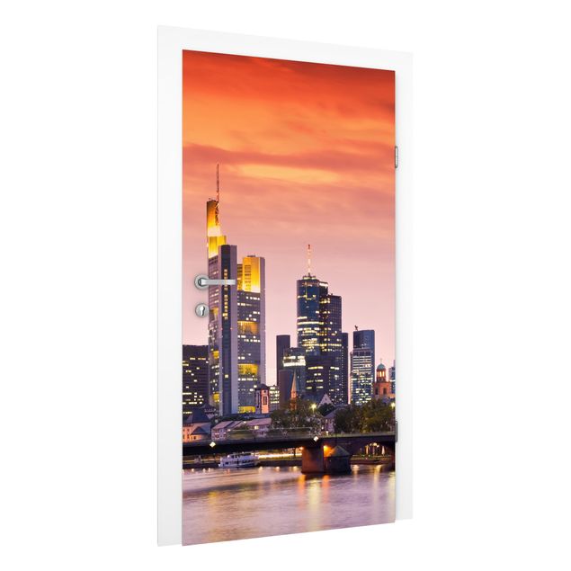 Fototapeter arkitektur och skyline Frankfurt Skyline