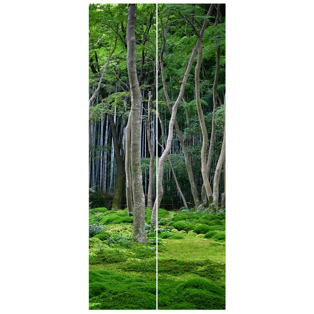 Dörrtapeter papper skogar Japanese Forest